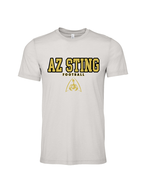 AZ Sting Football Block - Tri-Blend Shirt