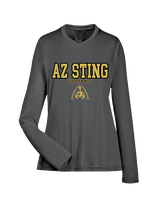 AZ Sting Football Block - Womens Performance Longsleeve