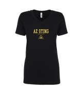 AZ Sting Football Block - Womens V-Neck