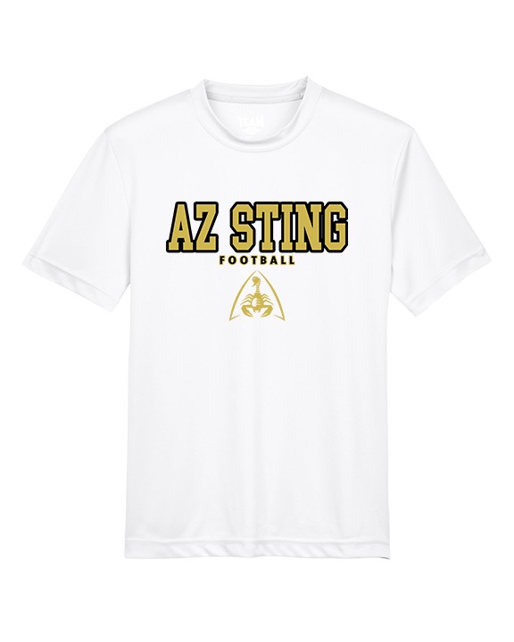 AZ Sting Football Block - Youth Performance Shirt