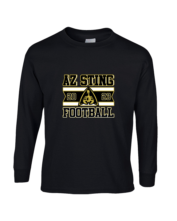 AZ Sting Football Stamp - Cotton Longsleeve