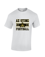 AZ Sting Football Stamp - Cotton T-Shirt