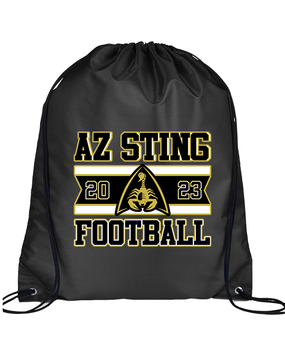 AZ Sting Football Stamp - Drawstring Bag