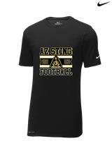 AZ Sting Football Stamp - Mens Nike Cotton Poly Tee