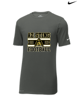 AZ Sting Football Stamp - Mens Nike Cotton Poly Tee