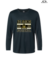AZ Sting Football Stamp - Mens Oakley Longsleeve