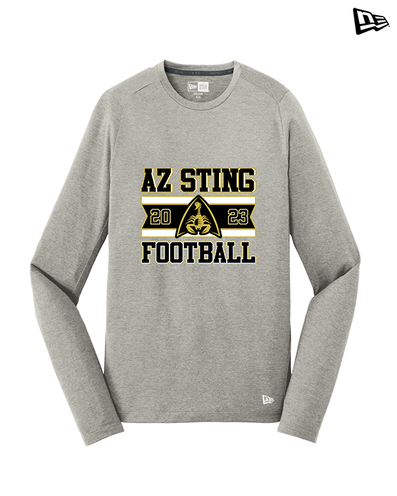 AZ Sting Football Stamp - New Era Performance Long Sleeve