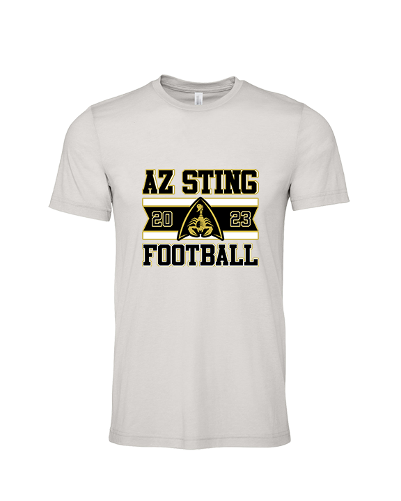 AZ Sting Football Stamp - Tri-Blend Shirt