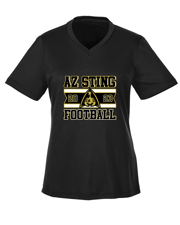 AZ Sting Football Stamp - Womens Performance Shirt