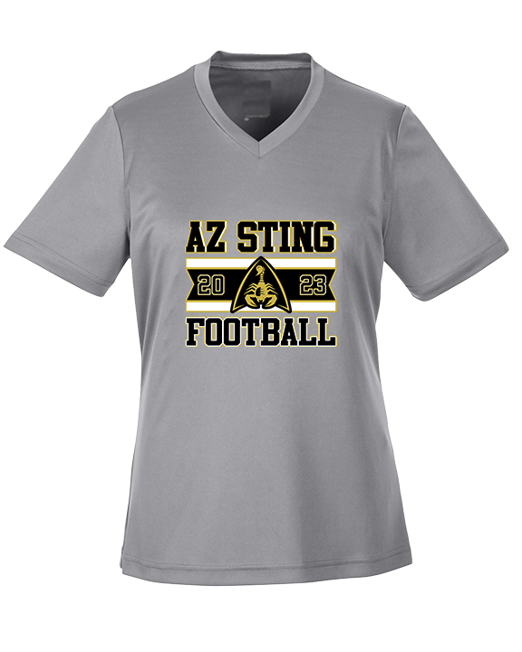 AZ Sting Football Stamp - Womens Performance Shirt