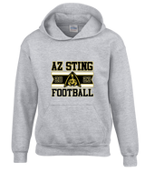 AZ Sting Football Stamp - Youth Hoodie