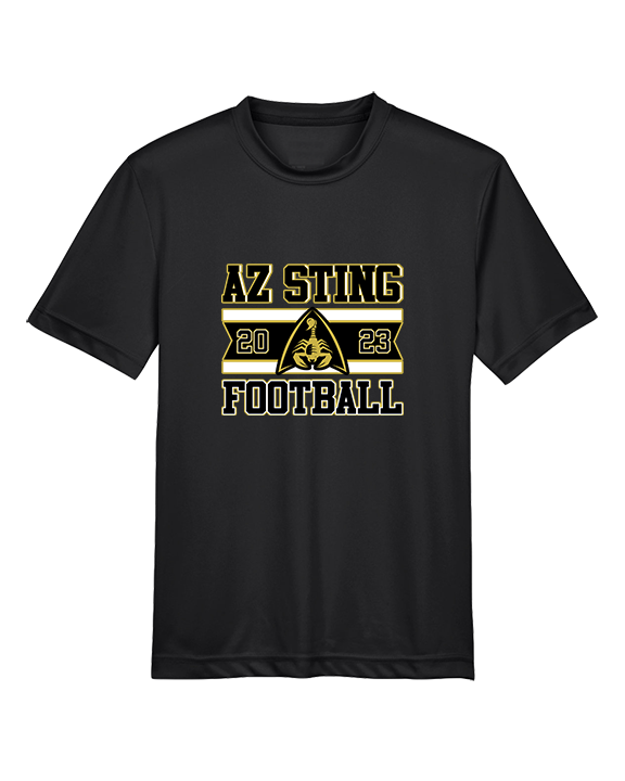 AZ Sting Football Stamp - Youth Performance Shirt