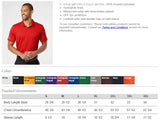 Orange Lutheran HS Softball Shield - Adidas Men's Performance Polo