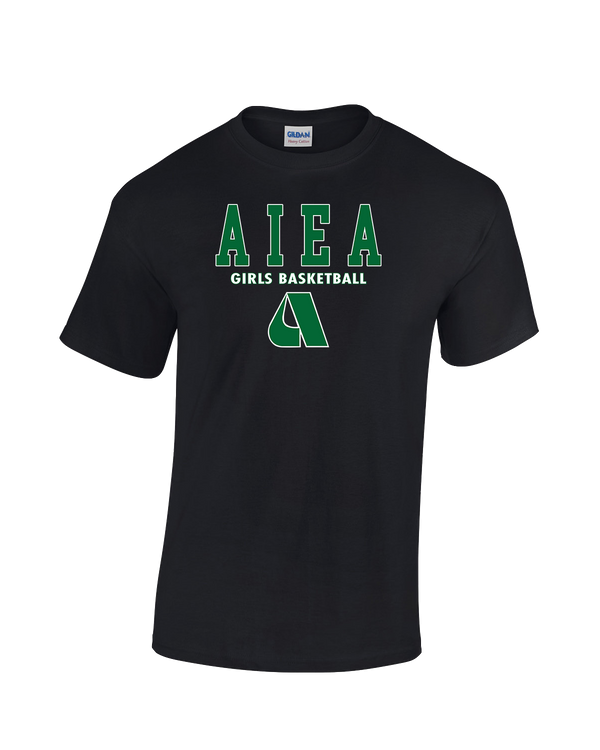 Aiea HS Girls Basketball Block - Cotton T-Shirt