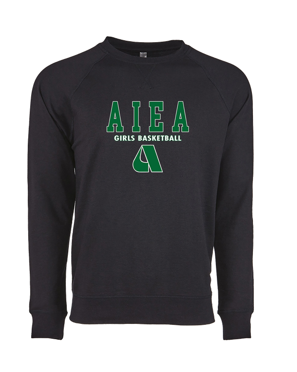 Aiea HS Girls Basketball Block - Crewneck Sweatshirt