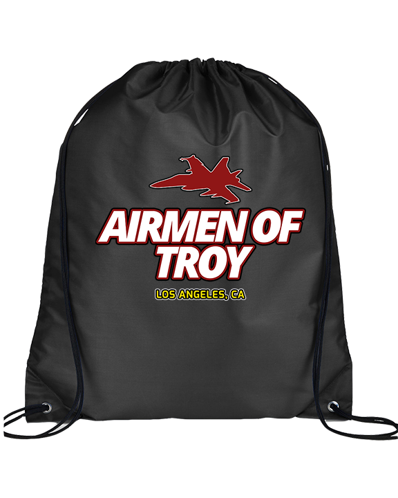 Airmen Of Troy Additional Custom Logo 01 - Drawstring Bag