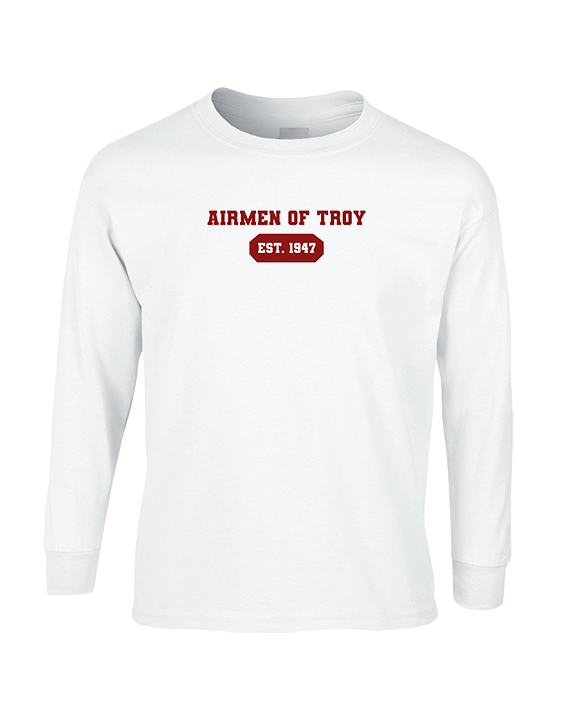 Airmen Of Troy Additional Custom Logo 02 - Cotton Longsleeve