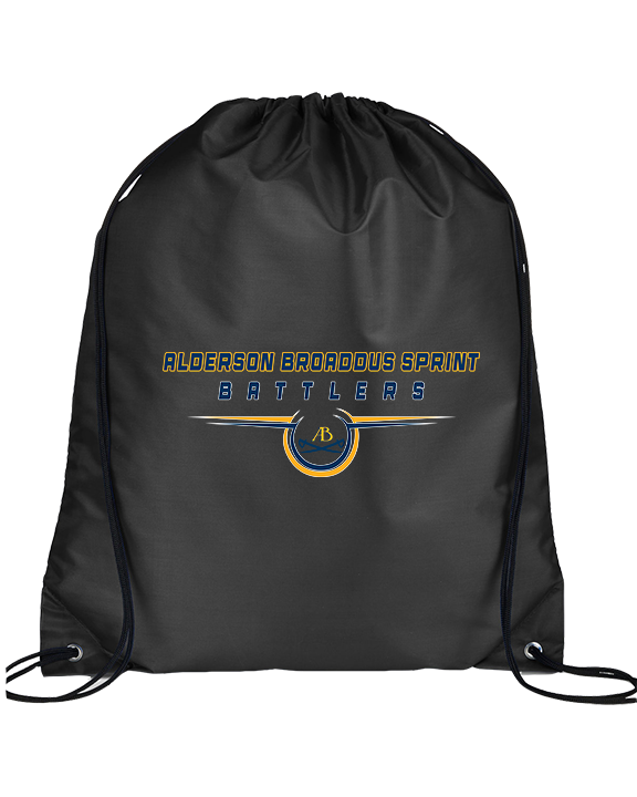 Alderson Broaddus Sprint Football Design - Drawstring Bag