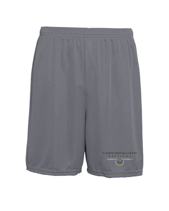 Alderson Broaddus Sprint Football Design - Mens 7inch Training Shorts