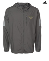 Alderson Broaddus Sprint Football Design - Mens Adidas Full Zip Jacket