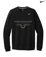 Alderson Broaddus Sprint Football Design - Mens Nike Crewneck