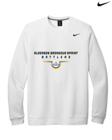 Alderson Broaddus Sprint Football Design - Mens Nike Crewneck