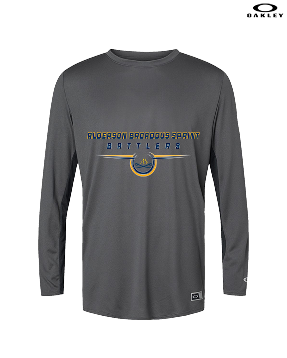 Alderson Broaddus Sprint Football Design - Mens Oakley Longsleeve