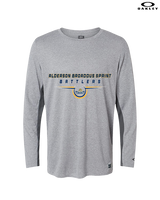 Alderson Broaddus Sprint Football Design - Mens Oakley Longsleeve
