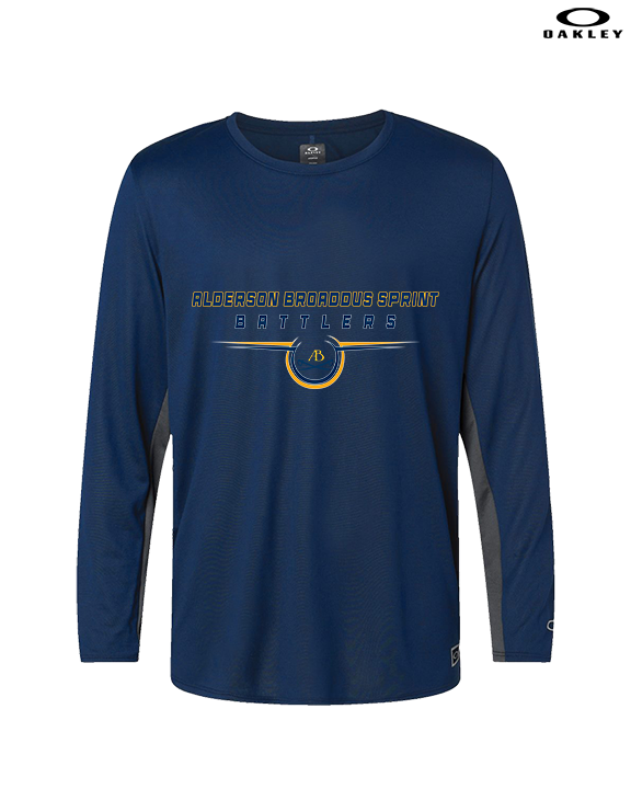 Alderson Broaddus Sprint Football Design - Mens Oakley Longsleeve