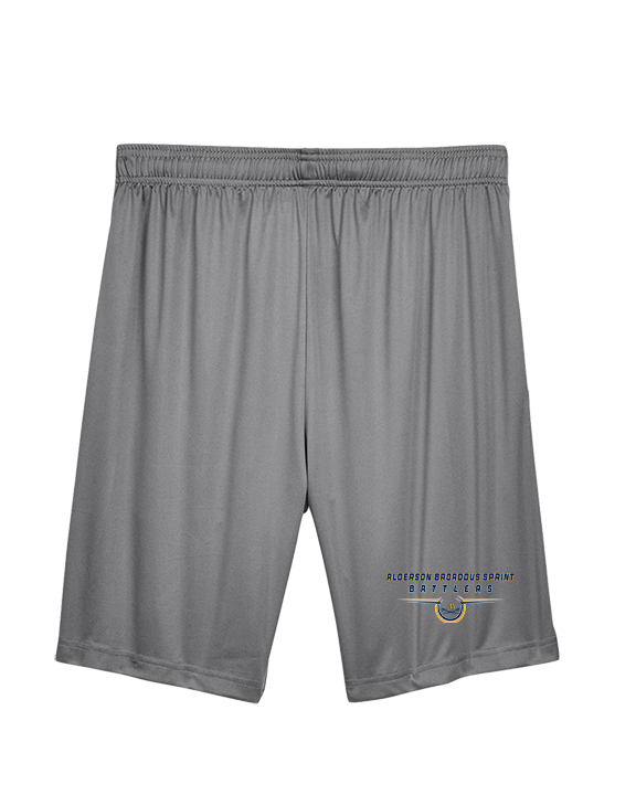 Alderson Broaddus Sprint Football Design - Mens Training Shorts with Pockets