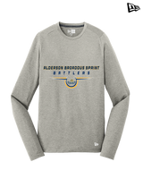 Alderson Broaddus Sprint Football Design - New Era Performance Long Sleeve