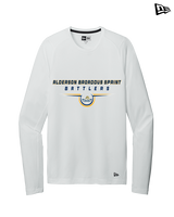 Alderson Broaddus Sprint Football Design - New Era Performance Long Sleeve