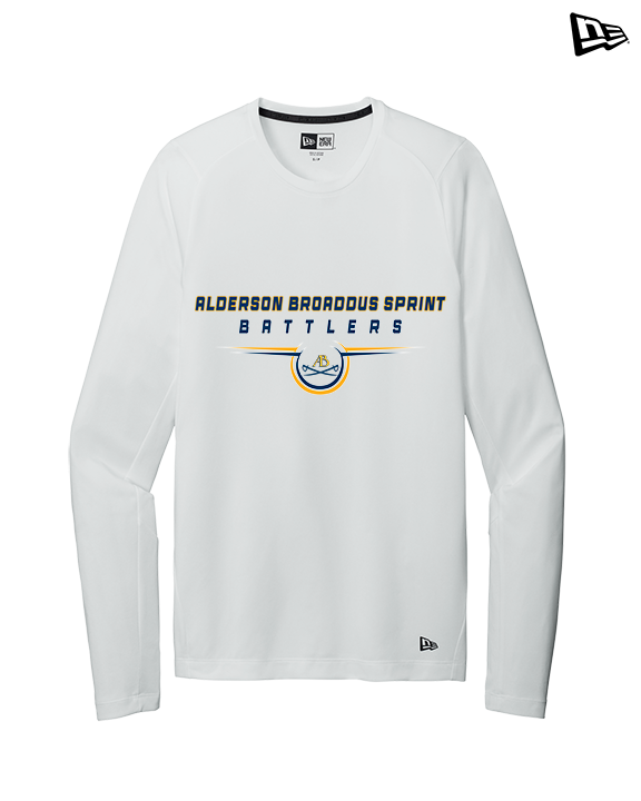 Alderson Broaddus Sprint Football Design - New Era Performance Long Sleeve