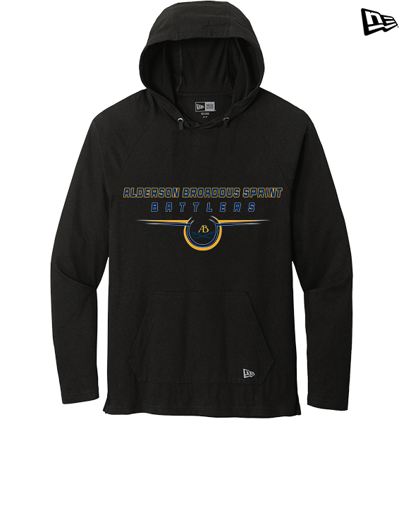 Alderson Broaddus Sprint Football Design - New Era Tri-Blend Hoodie