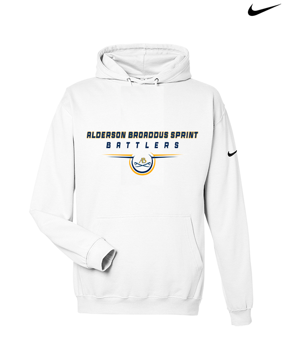 Alderson Broaddus Sprint Football Design - Nike Club Fleece Hoodie
