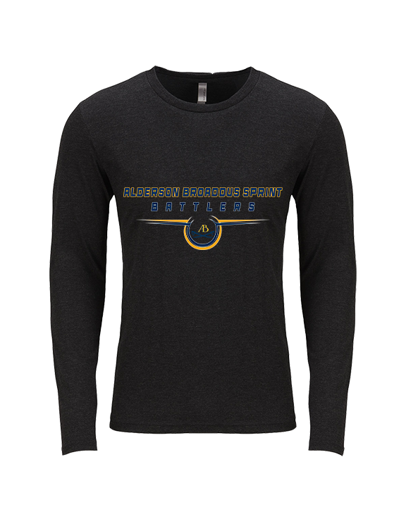 Alderson Broaddus Sprint Football Design - Tri-Blend Long Sleeve