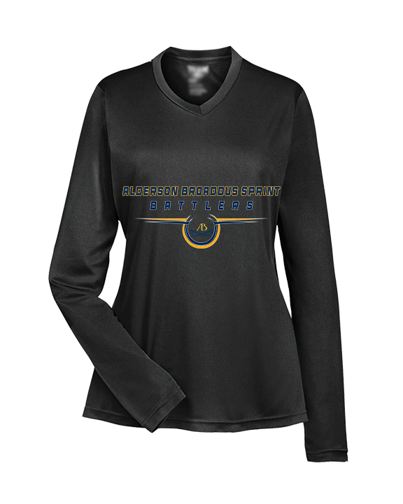 Alderson Broaddus Sprint Football Design - Womens Performance Longsleeve