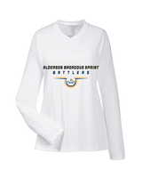 Alderson Broaddus Sprint Football Design - Womens Performance Longsleeve