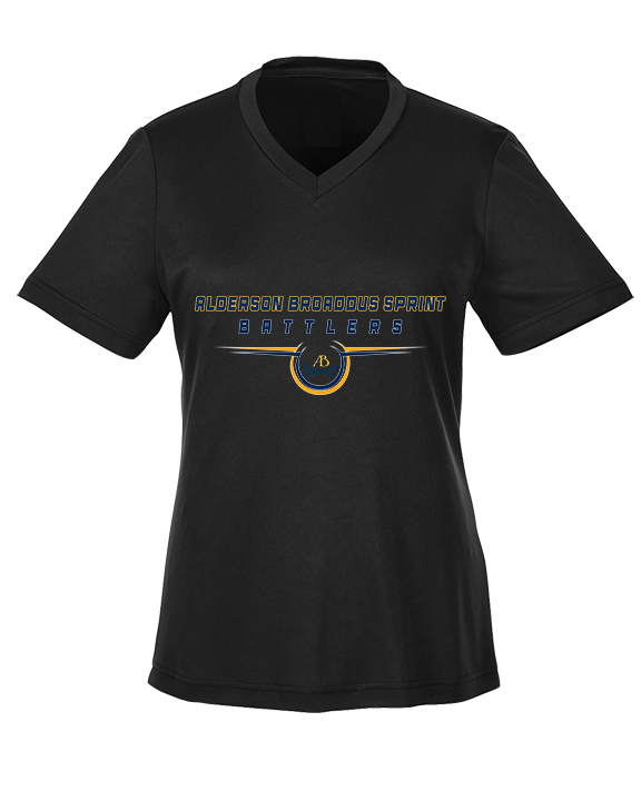 Alderson Broaddus Sprint Football Design - Womens Performance Shirt