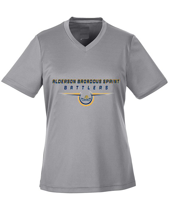 Alderson Broaddus Sprint Football Design - Womens Performance Shirt