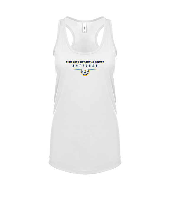 Alderson Broaddus Sprint Football Design - Womens Tank Top