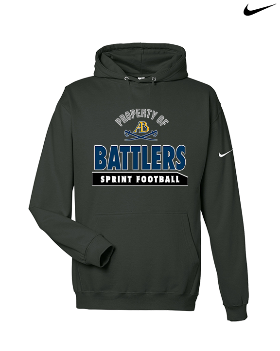 Alderson Broaddus Sprint Football Property - Nike Club Fleece Hoodie