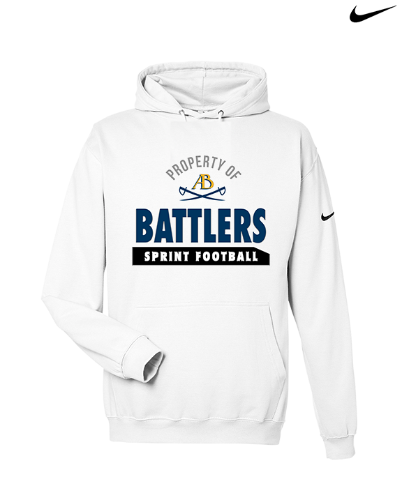 Alderson Broaddus Sprint Football Property - Nike Club Fleece Hoodie