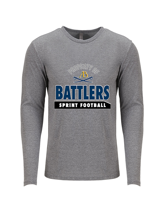 Alderson Broaddus Sprint Football Property - Tri-Blend Long Sleeve