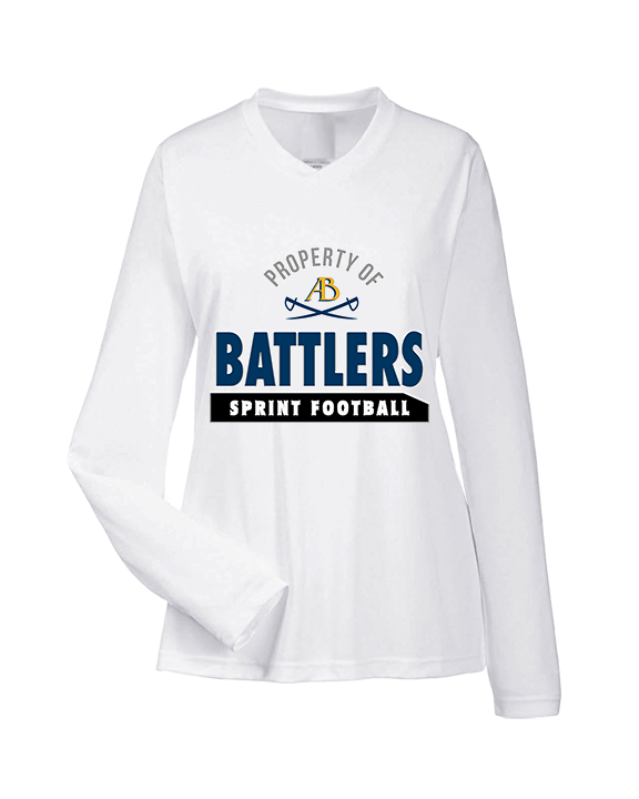 Alderson Broaddus Sprint Football Property - Womens Performance Longsleeve