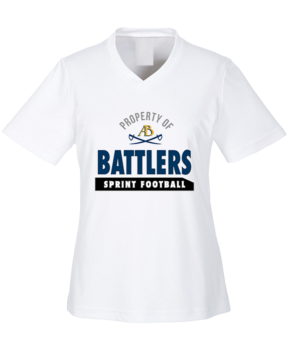 Alderson Broaddus Sprint Football Property - Womens Performance Shirt
