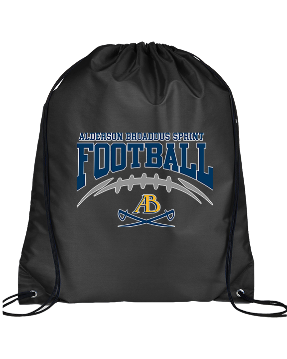 Alderson Broaddus Sprint Football School Football - Drawstring Bag