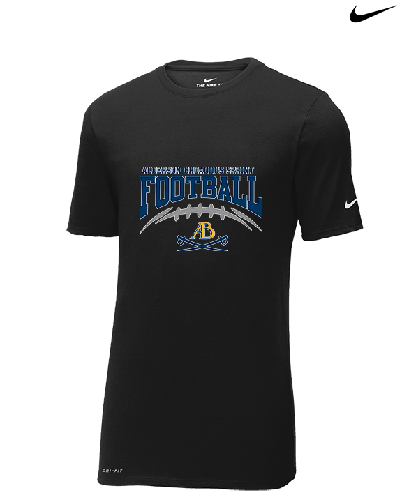 Alderson Broaddus Sprint Football School Football - Mens Nike Cotton Poly Tee