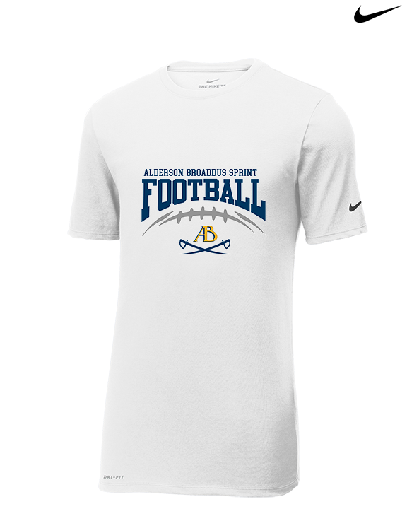 Alderson Broaddus Sprint Football School Football - Mens Nike Cotton Poly Tee