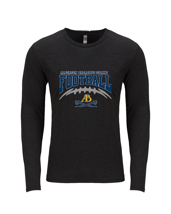 Alderson Broaddus Sprint Football School Football - Tri-Blend Long Sleeve